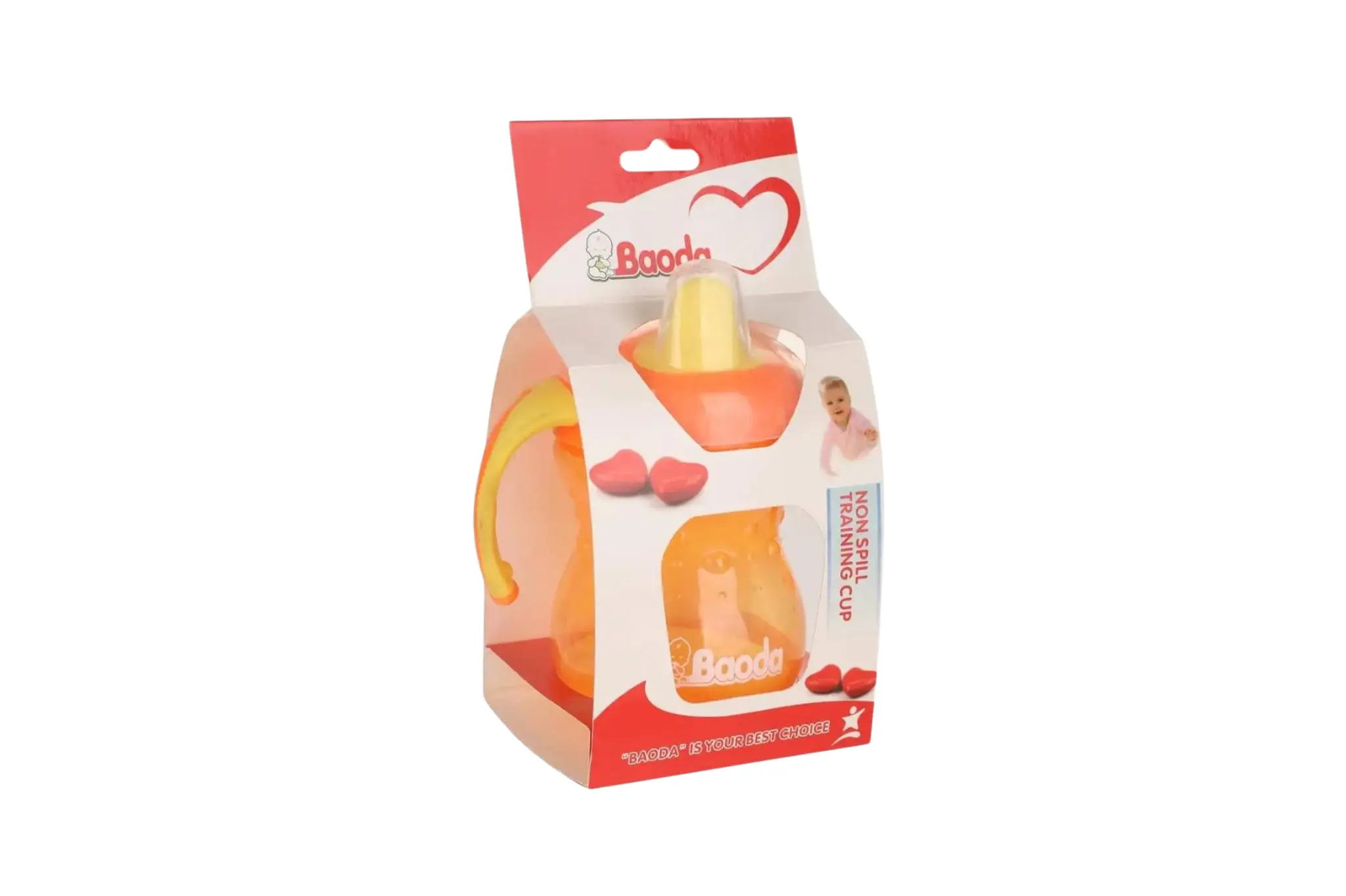 لیوان آبمیوه خوری کودک بوآدا مدل دسته دار 1